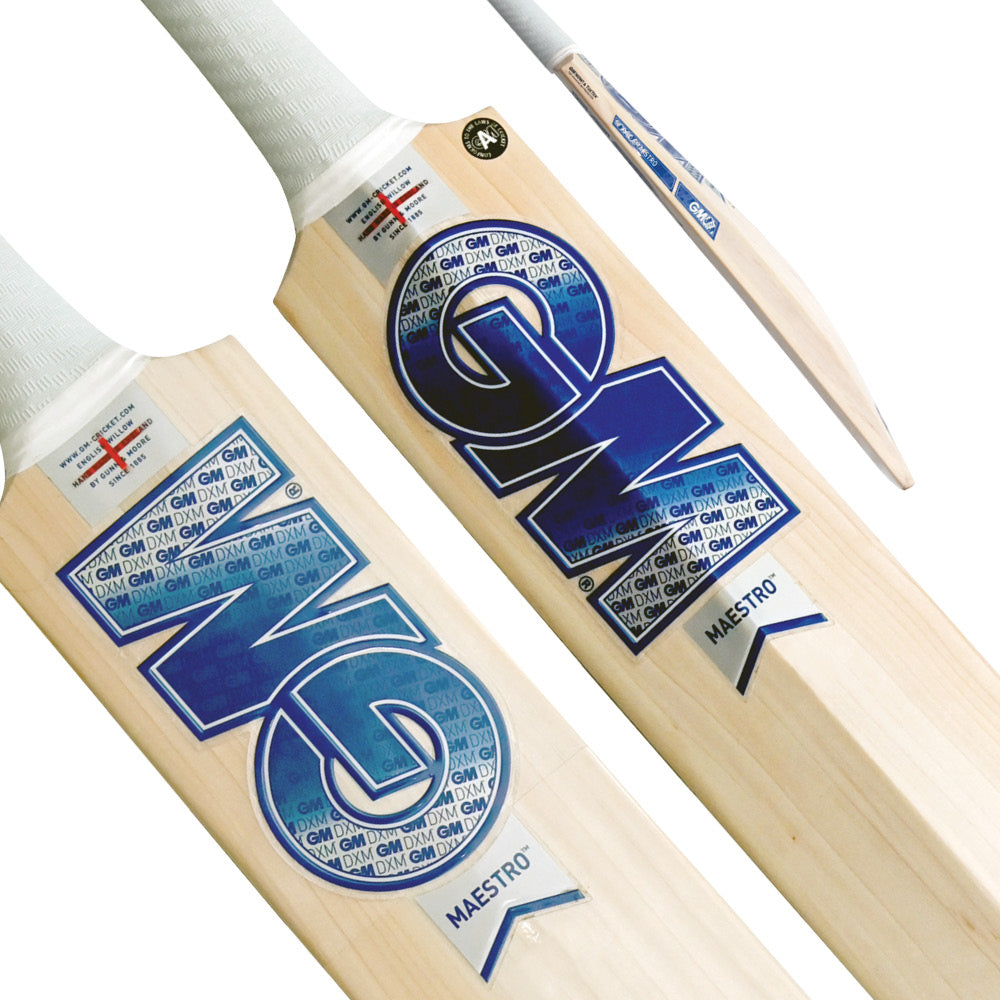 GUNN & MOORE MAESTRO L555 CUSTOM TTN ENGLISH WILLOW BAT JUNIOR 24