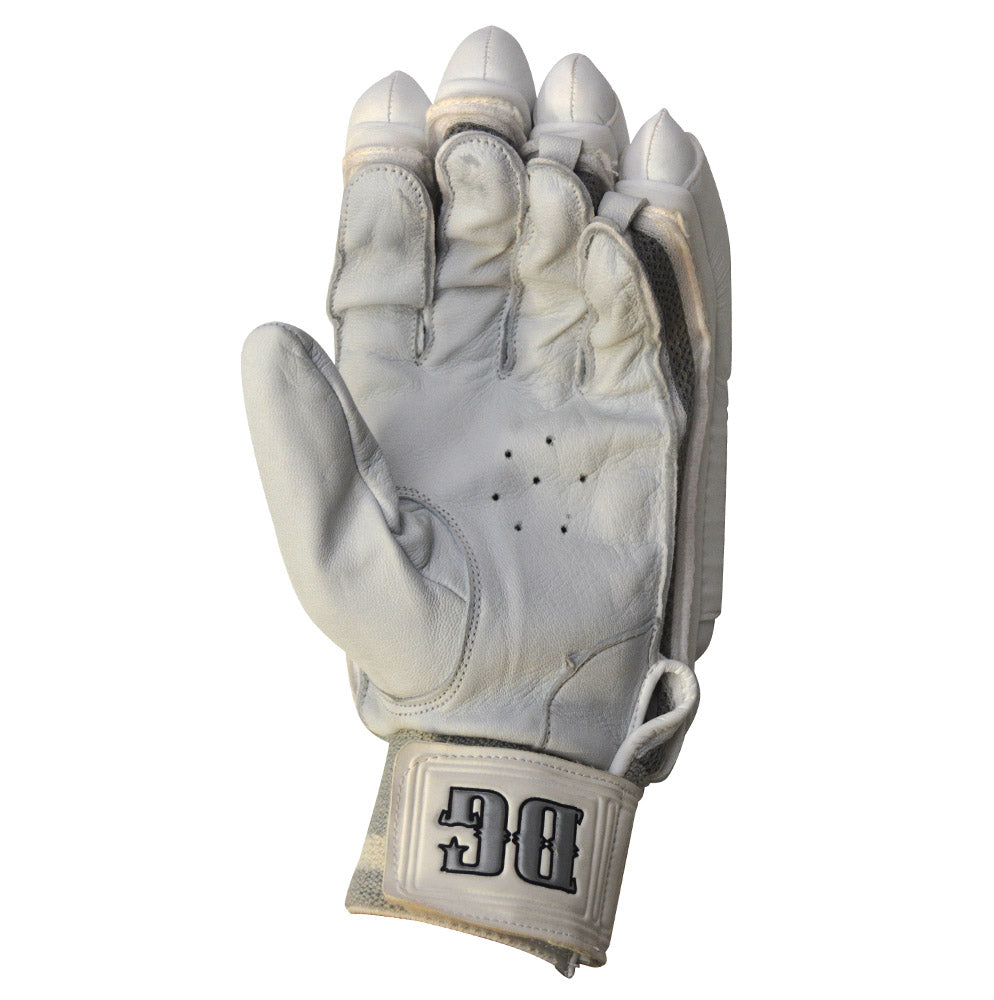 CA DG DRAGON WHITE CRICKET BATTING GLOVES