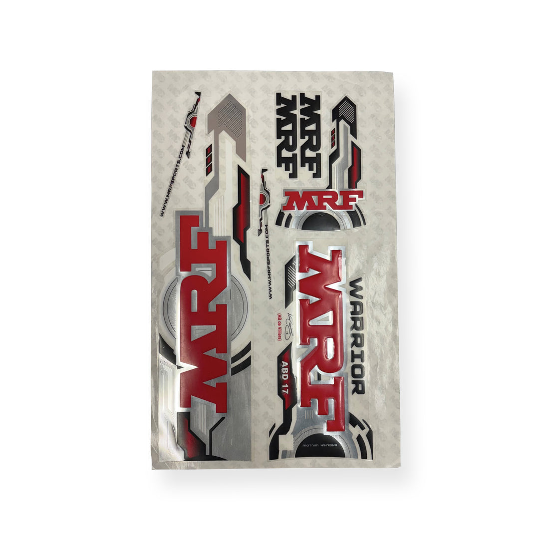 MRF WARRIOR CRICKET BAT LABELS
