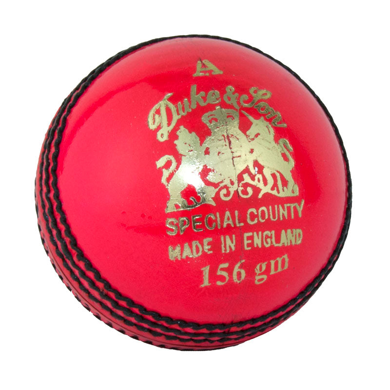DUKES SPECIAL COUNTY 4 PIECE CRICKET BALLS PINK