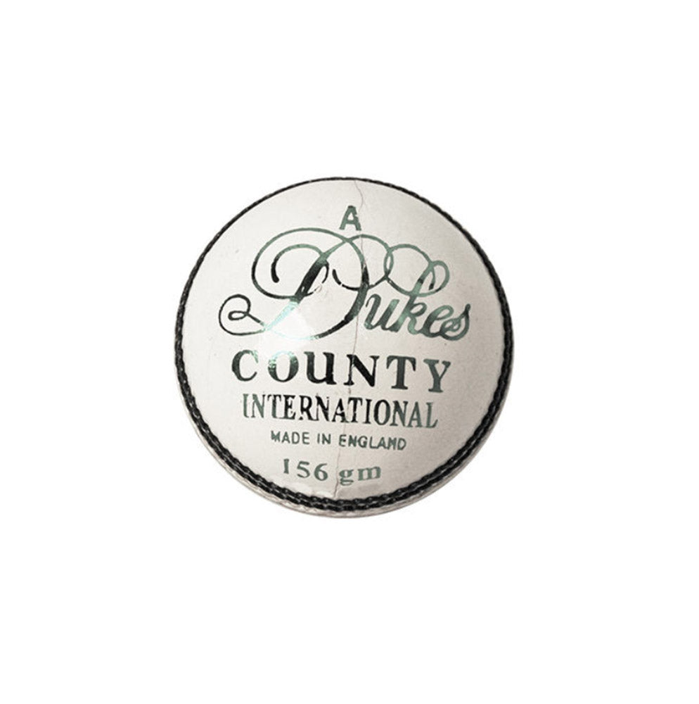 DUKES COUNTY INTERNATIONAL 4 PIECE CRICKET BALLS WHITE
