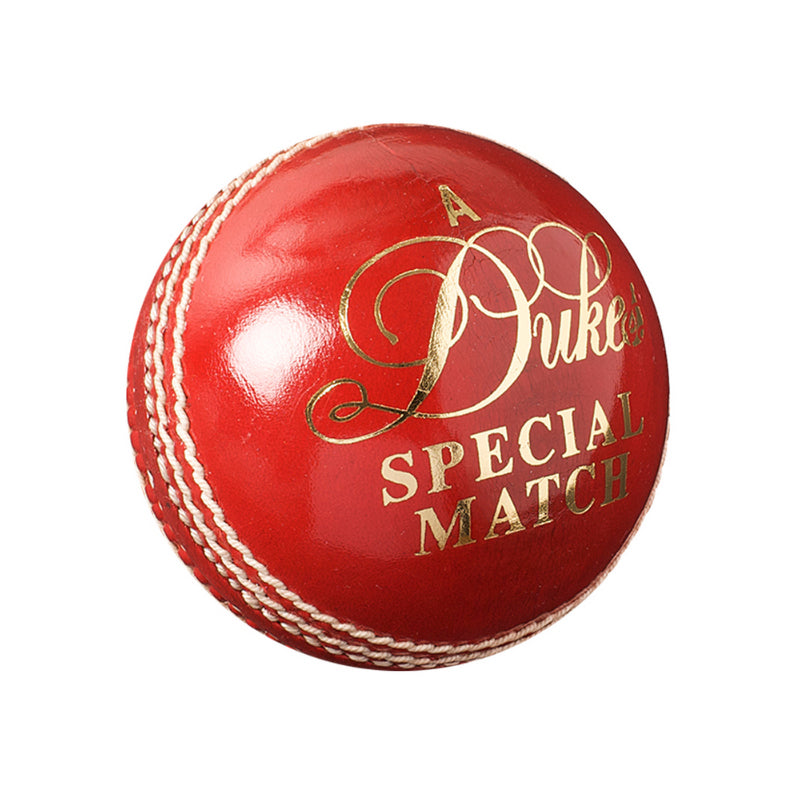 DUKES SPECIAL MATCH 4 PIECE CRICKET BALLS RED