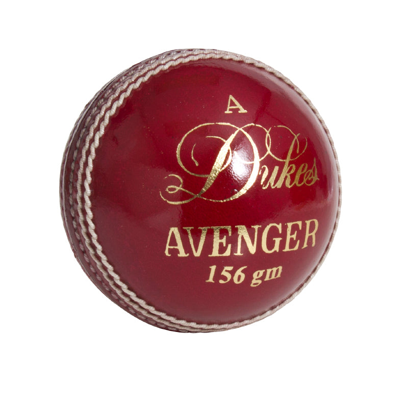 DUKES AVENGER 2 PIECE CRICKET BALLS RED