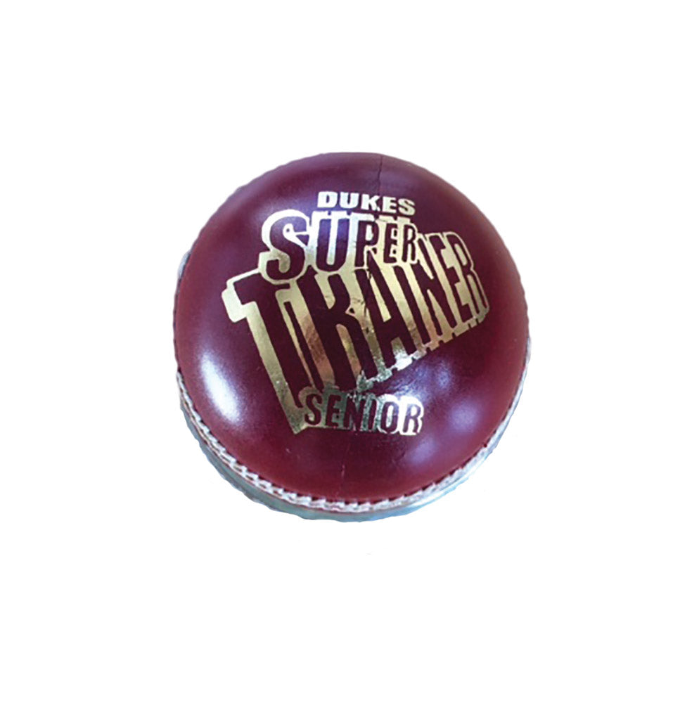 DUKES SUPER TRAINER 4 PIECE CRICKET BALLS WHITE