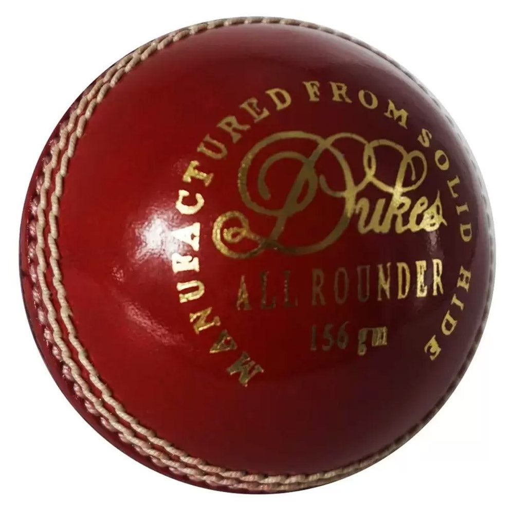 DUKES ALLROUNDER 2 PIECE CRICKET BALL RED