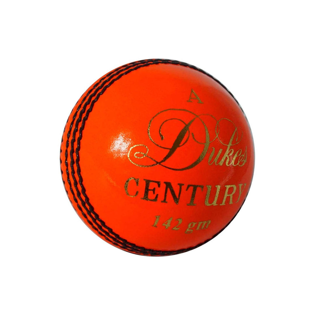 DUKES CENTURY 2 PIECE CRICKET BALLS ORANGE