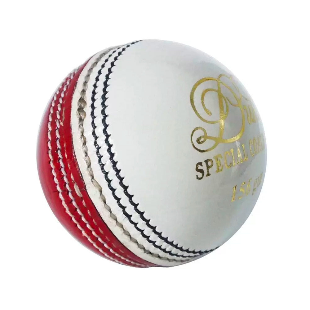DUKES SPECIAL COACH 2 PIECE CRICKET BALLS RED/WHITE