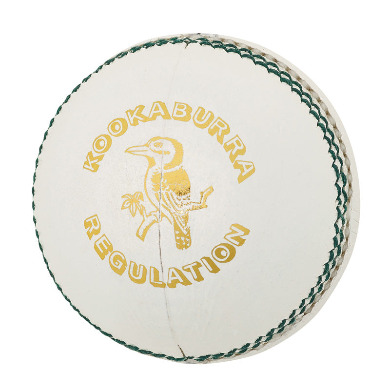 KOOKABURRA REGULATION 4 PIECE CRICKET BALLS WHITE