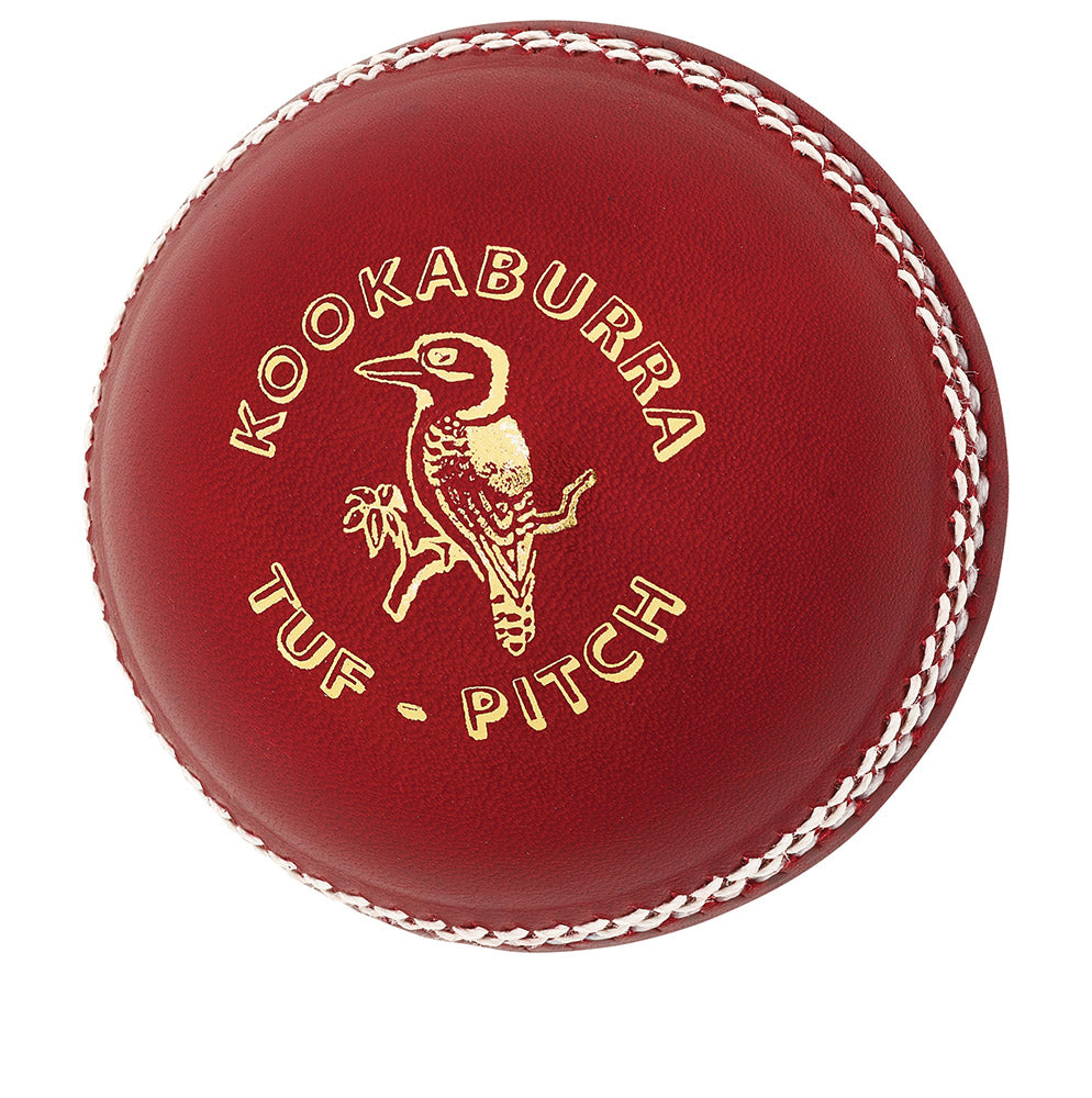 KOOKABURRA TUF PITCH 2 PIECE CRICKET BALLS RED