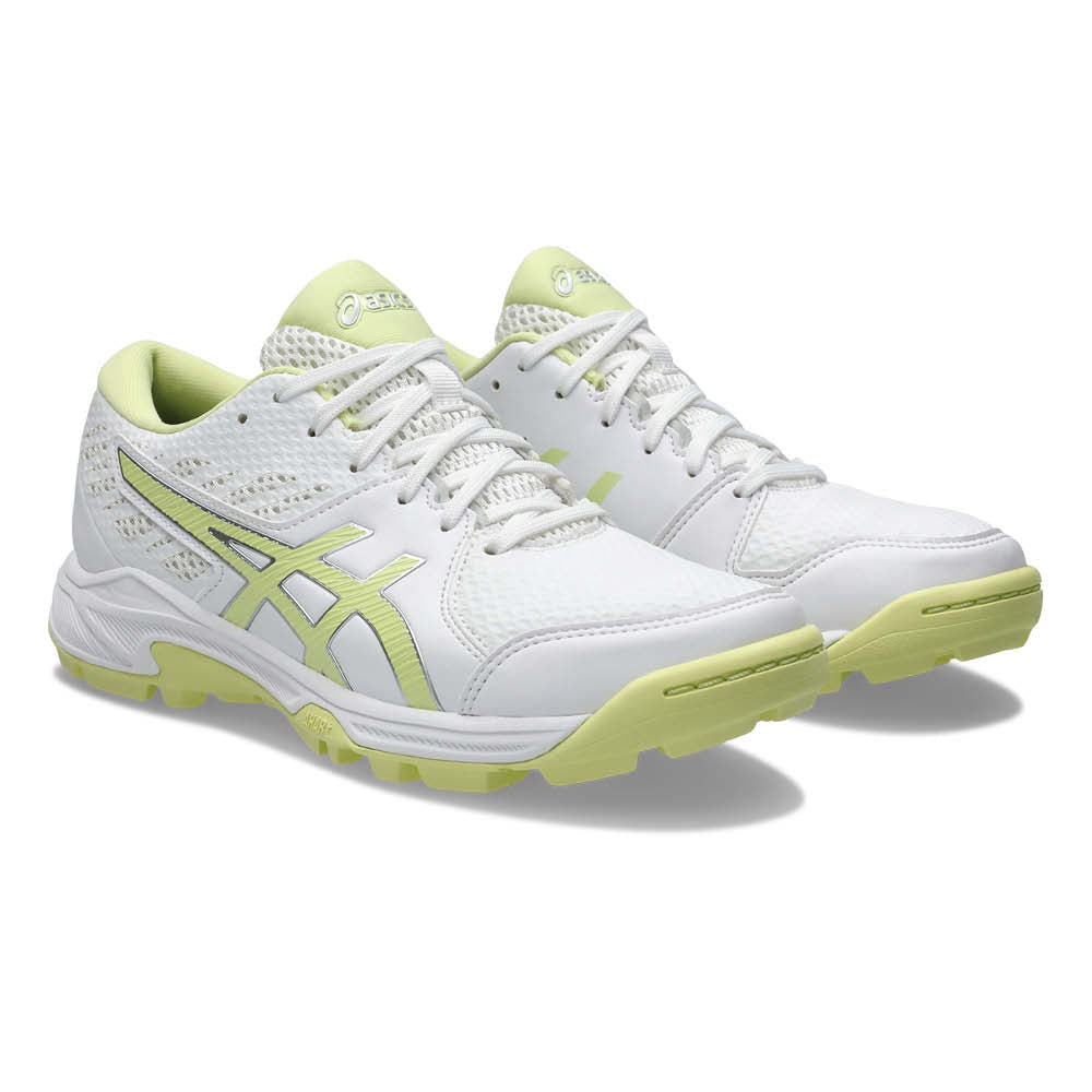 ASICS GEL PEAKE WOMENS WHITE/YELLOW – Greg Chappell Cricket Centre