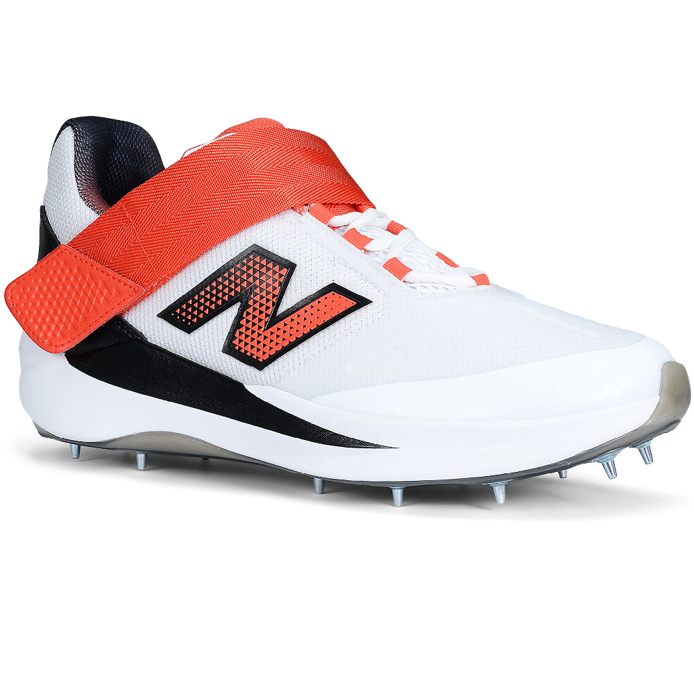 Spikes New Balance Red And White Cleats New Balance Red/Silver Low