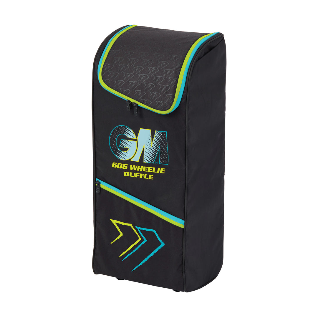 GM CRKT 606 WHEELIE DUFFLE BLACK/CYAN/FL