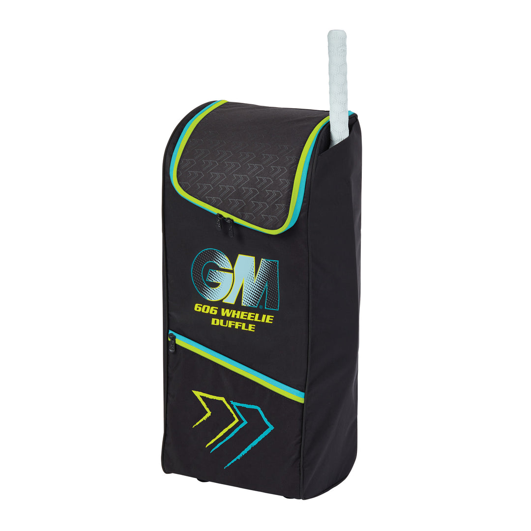 GM CRKT 606 WHEELIE DUFFLE BLACK/CYAN/FL
