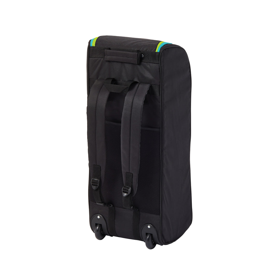 GM CRKT 606 WHEELIE DUFFLE BLACK/CYAN/FL