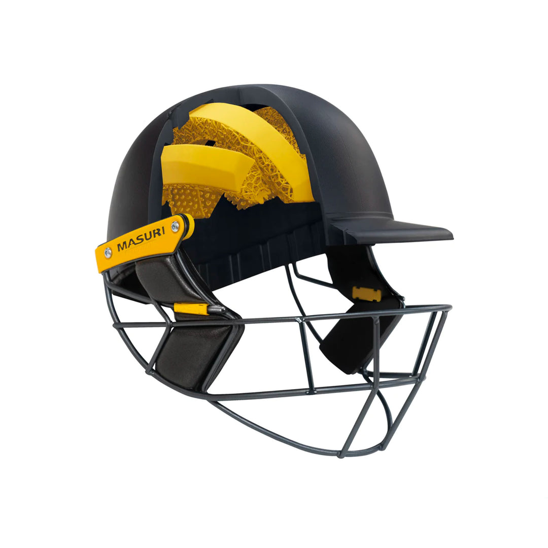 MASURI TRUE FIT 3D T LINE TITANIUM GRILLE HELMET