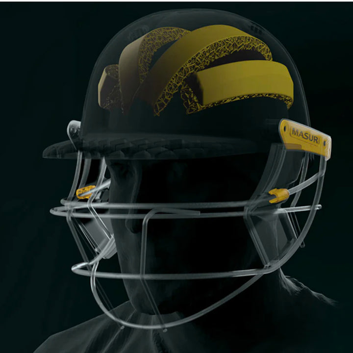 MASURI TRUE FIT 3D T LINE TITANIUM GRILLE HELMET