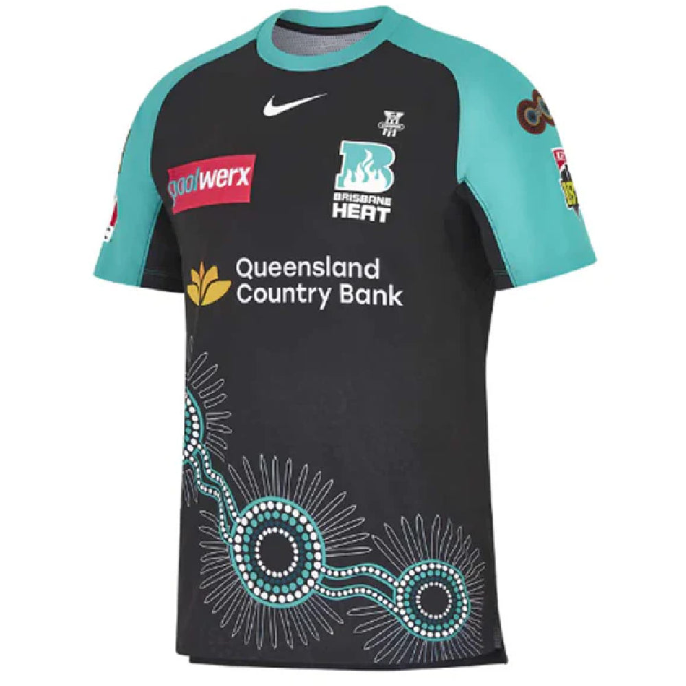 BBL14 Nike Adults Indigenous Replica Jersey BRISBANE HEAT – Greg