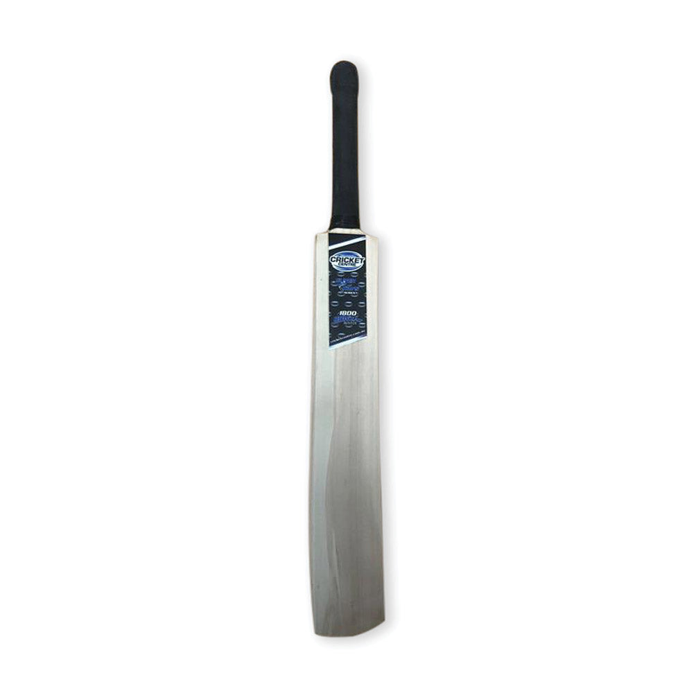 A miniature cricket bat with Greg Chappell Cricket Centre label, on the upper part of the bat.