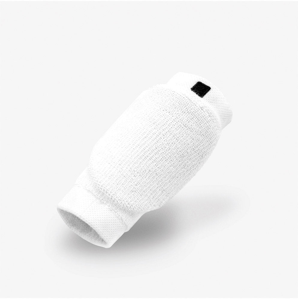 HARD YARDS WHITE SWEATBAND W/6MM GUARD