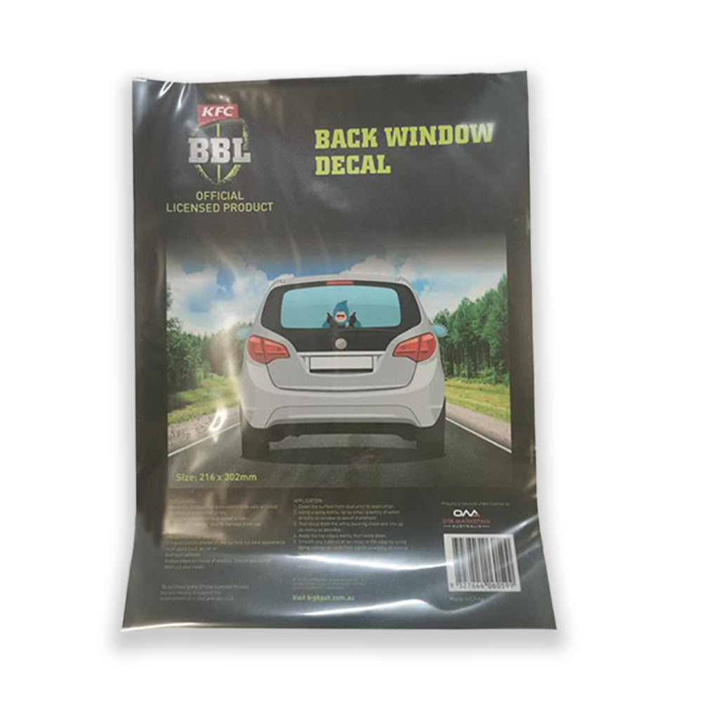 BIG BASH LEAGUE BBL BACK WINDOW DECAL