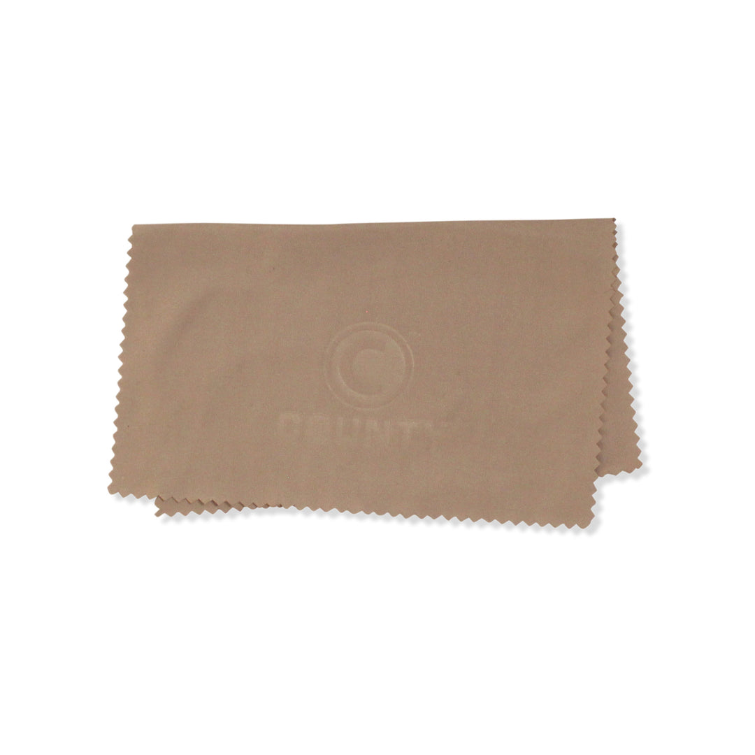 COUNTY SUNGLASSES MIRCROFIBRE CLEANING CLOTH GREY