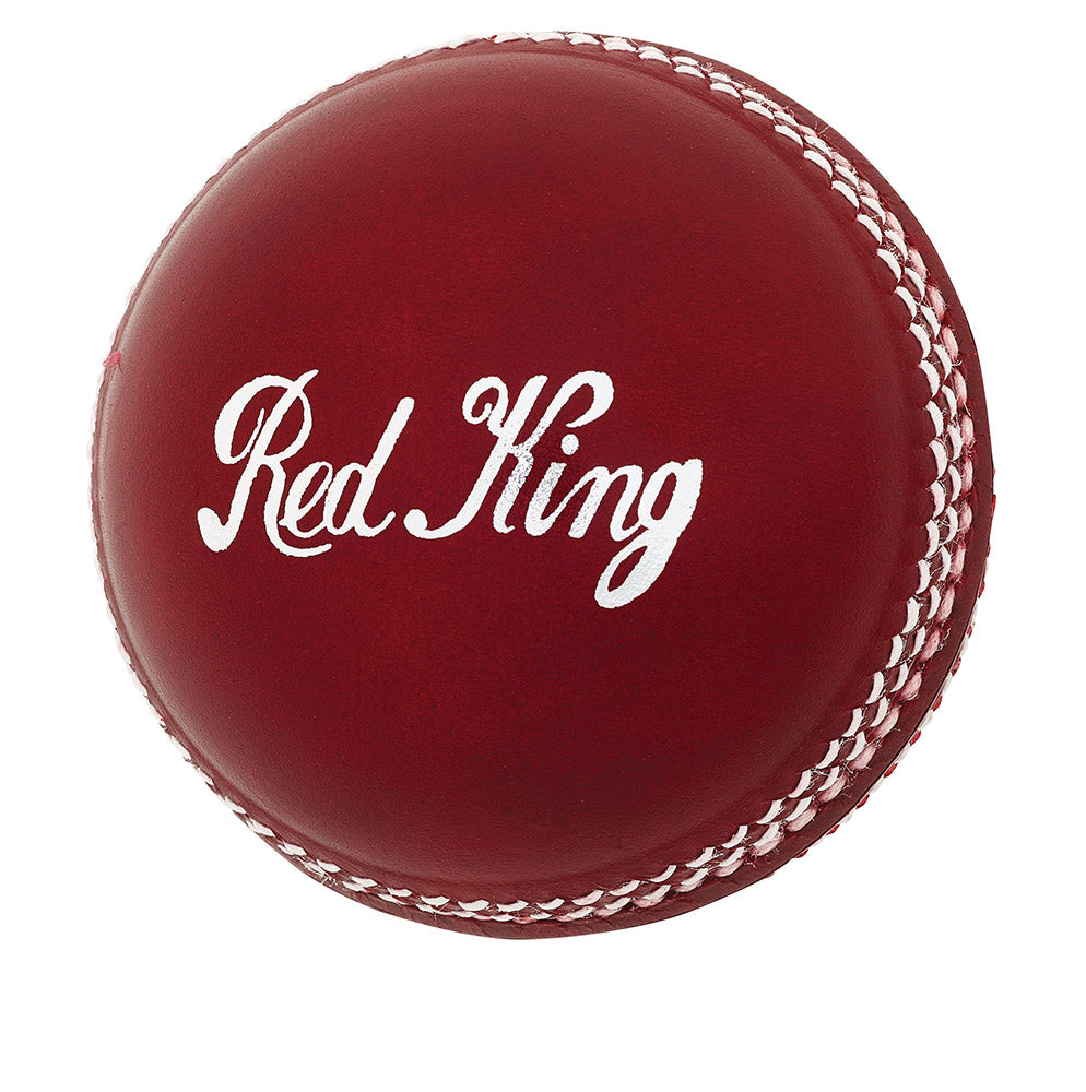 KOOKABURRA RED KING 2 PIECE CRICKET BALLS RED 156GM - STAMPED - CANBERRA TELUGU LEAGUE (CTL)