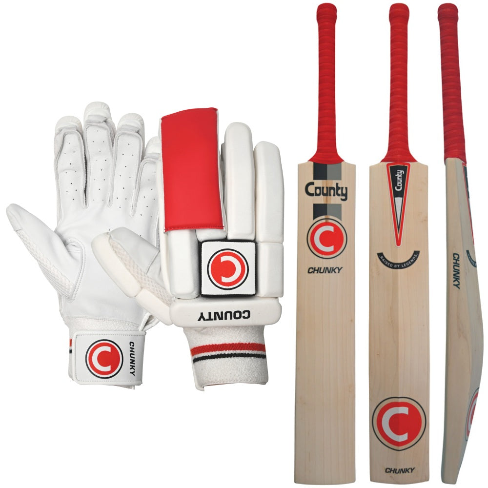 GCCC Exclusive! Nostalgic County Chunky Bat & Gloves Bundle