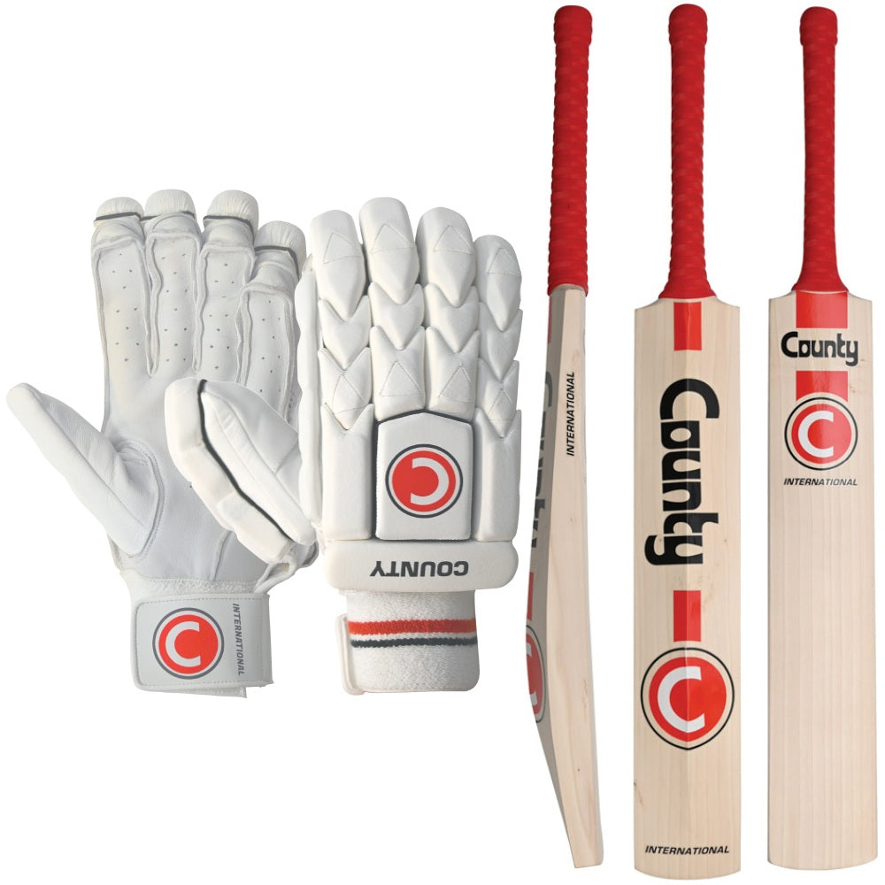 GCCC Exclusive! County International Bat & Gloves Bundle