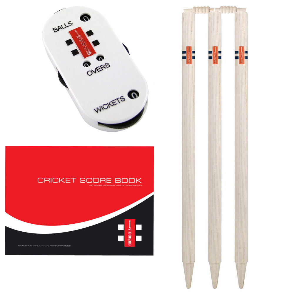 GCCC Exclusive Match Day Bundle: Scorebook, Stumps & Counter