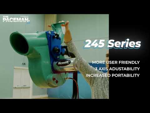PACEMAN (245) EDGE CRICKET BOWLING MACHINE WITH 12 BALL FEEDER