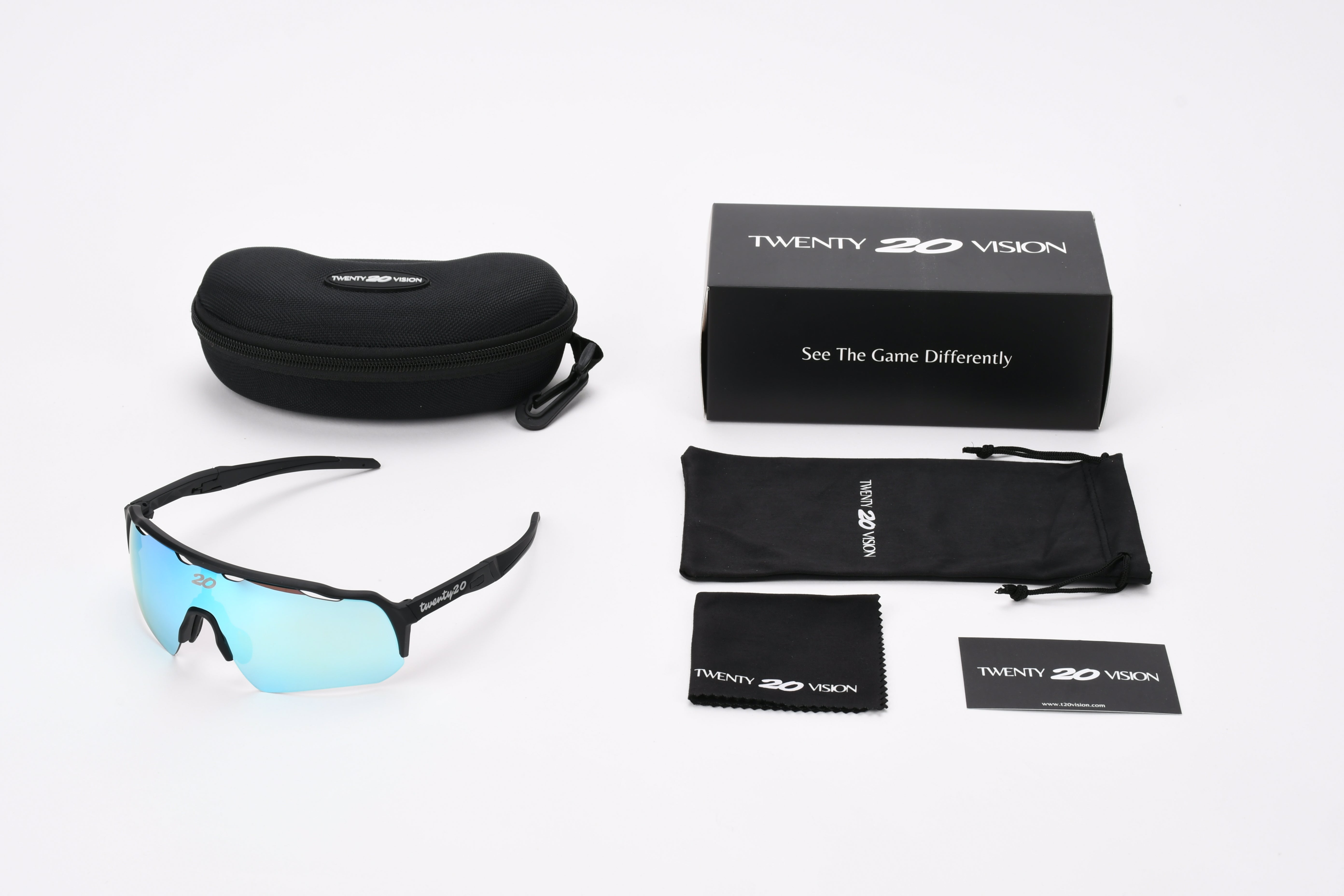 TWENTY20 VISION SUNGLASSES ULTIMATES FULL ICE BLUE LENS – Greg