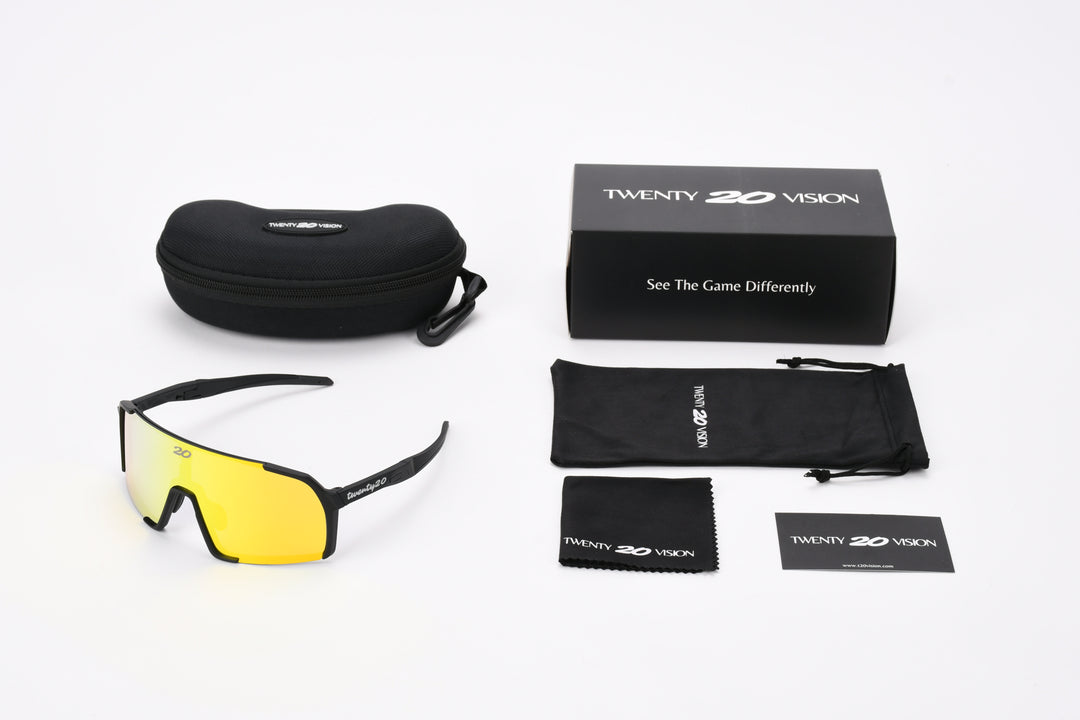 TWENTY20 VISION SUNGLASSES FLAIRS FULL GOLD LENS