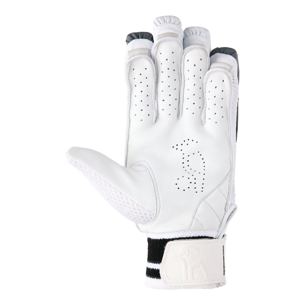 the palm of a Kookaburra Shadow 2.0 cricket batting glove.