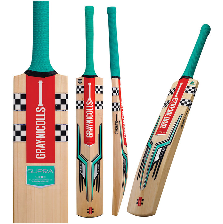 GRAY-NICOLLS SUPRA 900 READY PLAY ENGLISH WILLOW CRICKET BAT