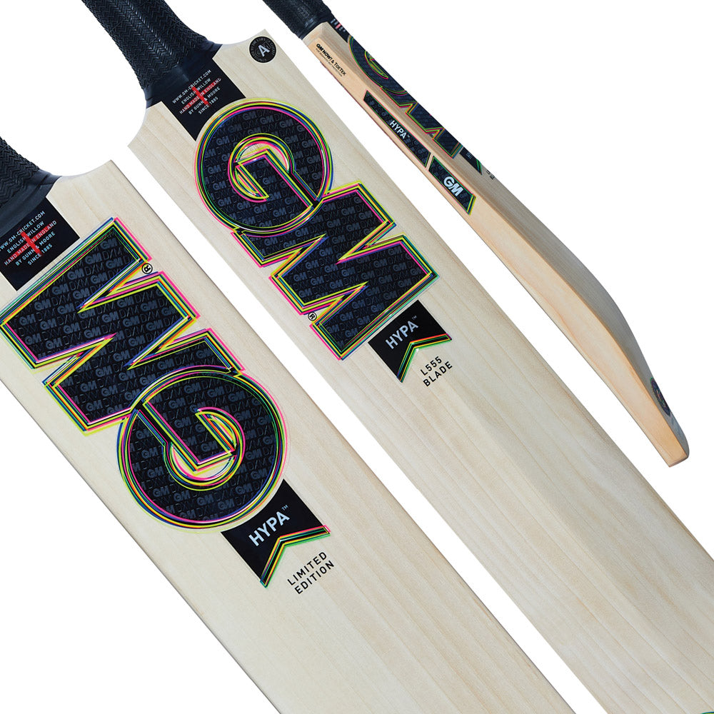 GUNN & MOORE HYPA L555 404 TTN ENGLISH WILLOW CRICKET BAT JUNIOR