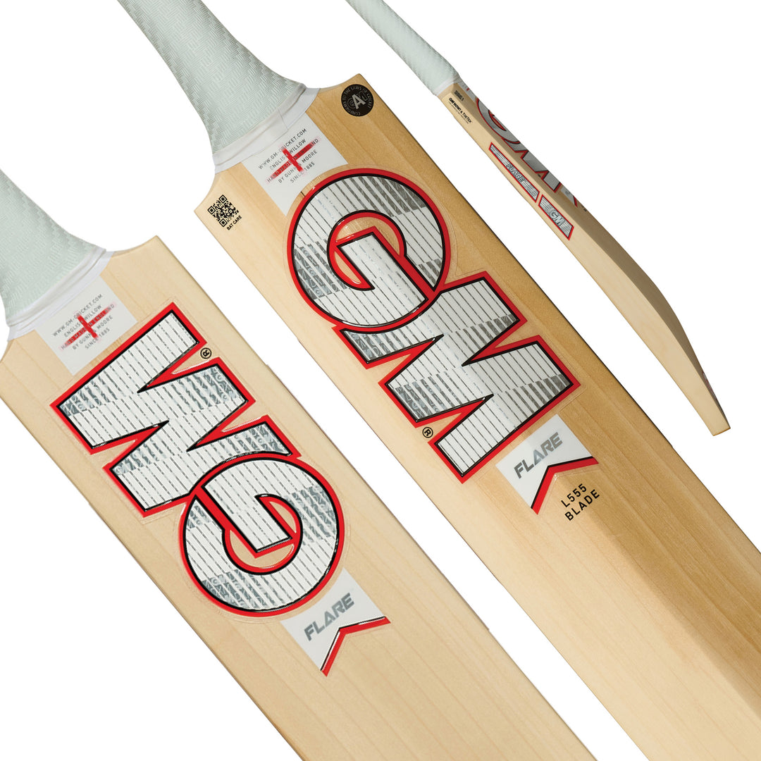 GUNN & MOORE FLARE L555 808 EW CRICKET BAT