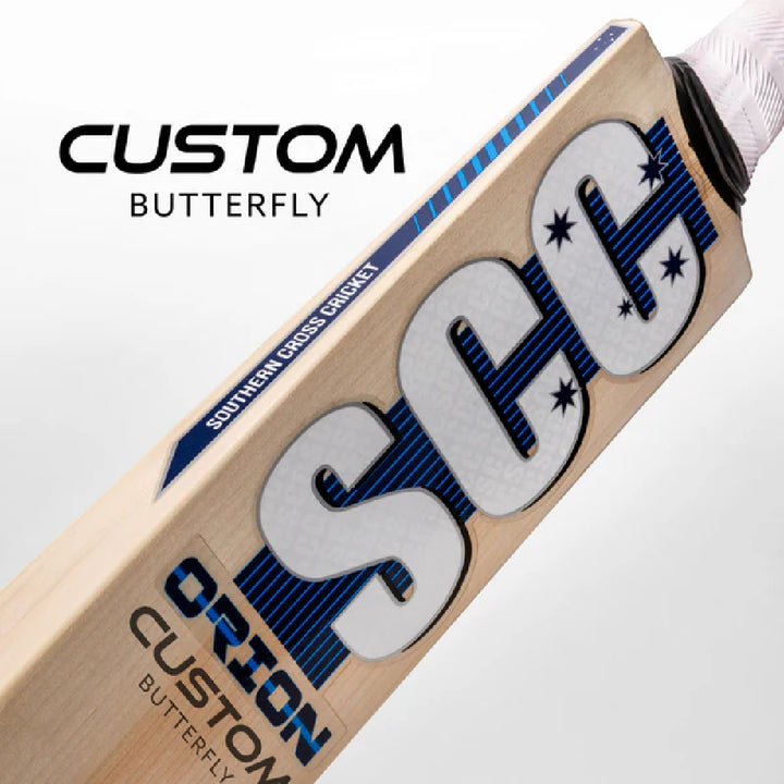 SOUTHERN CROSS CRICKET CUSTOM MADE BUTTERFLY WILLOW CRICKET BAT