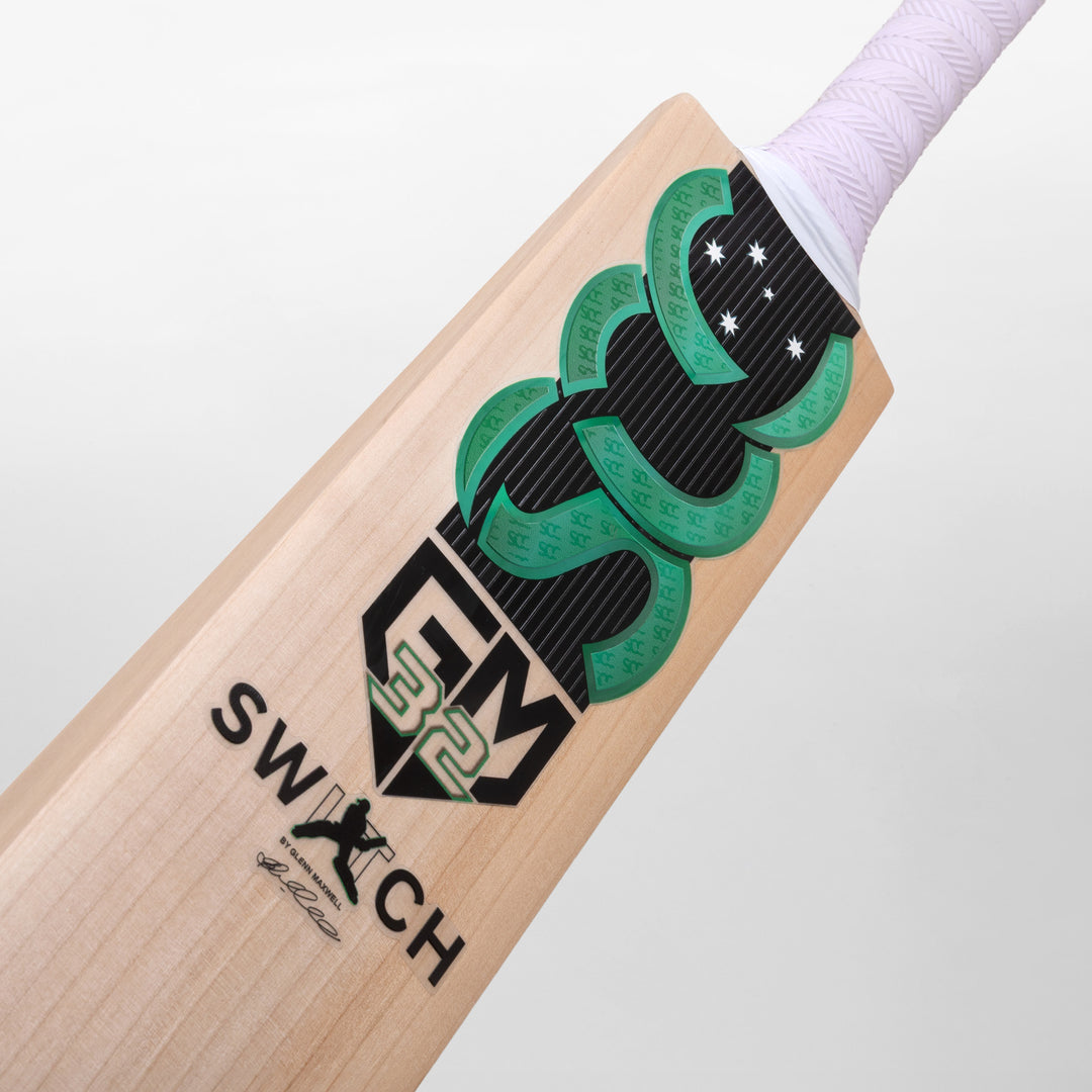 SCC CRICKET SWITCH GALAXY GREEN 2.0 EW CRICKET BAT
