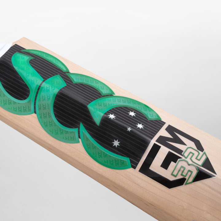 SCC CRICKET SWITCH GALAXY GREEN 5.0 EW CRICKET BAT JUNIOR