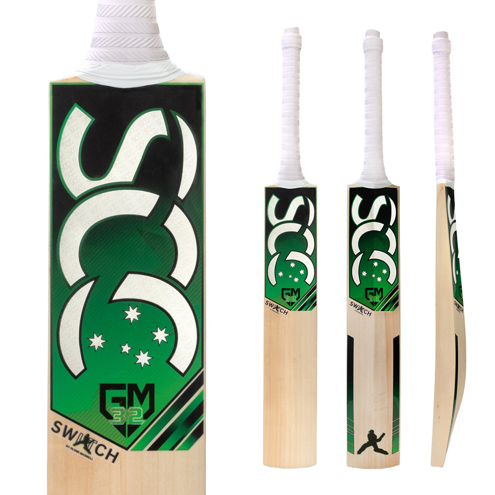 SCC CRICKET SWITCH GALAXY GREEN 625 EW CRICKET BAT