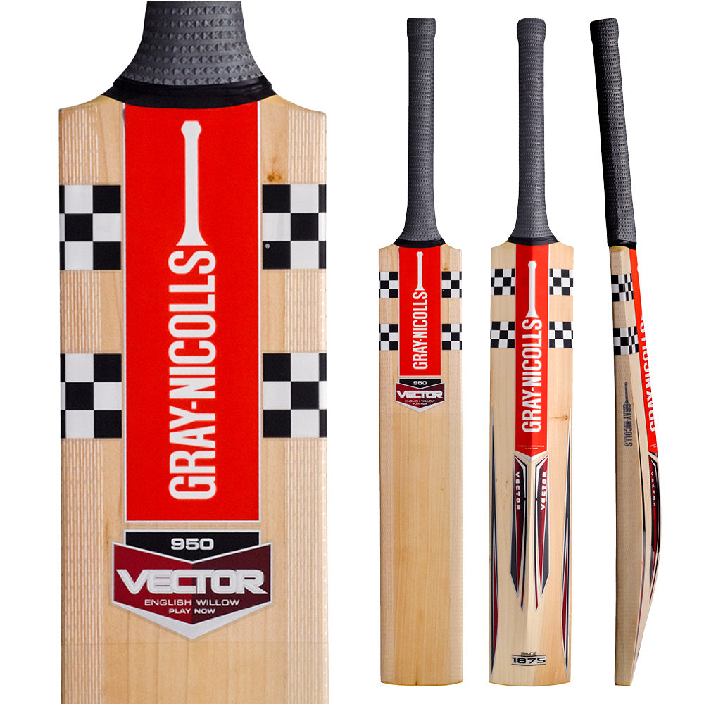 Gray-Nicolls Vector cricket bat on a white background