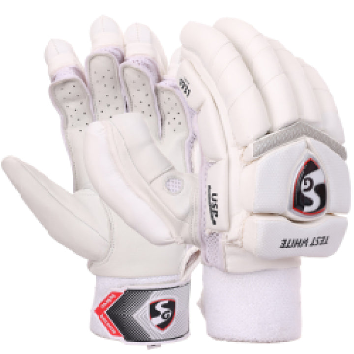 SG TEST WHITE BATTING GLOVES 25