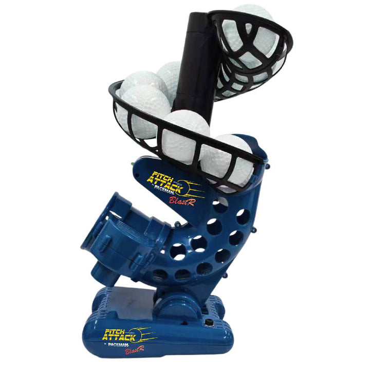PACEMAN PITCH ATTACK BLASTER BOWLING MACHINE 9BF + BALLS