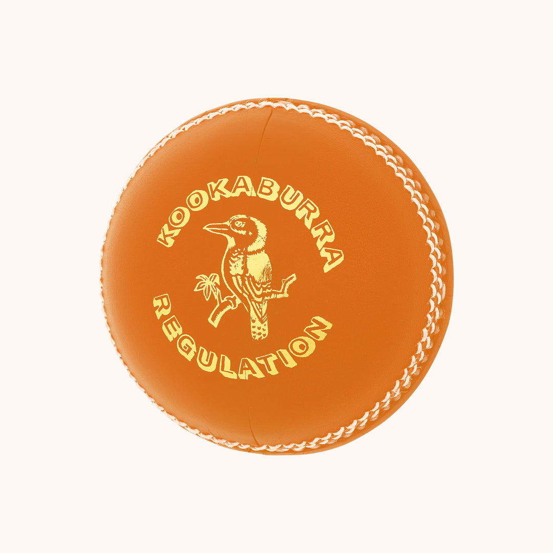 KOOKABURRA REGULATION 4 PIECE CRICKET BALLS ORANGE