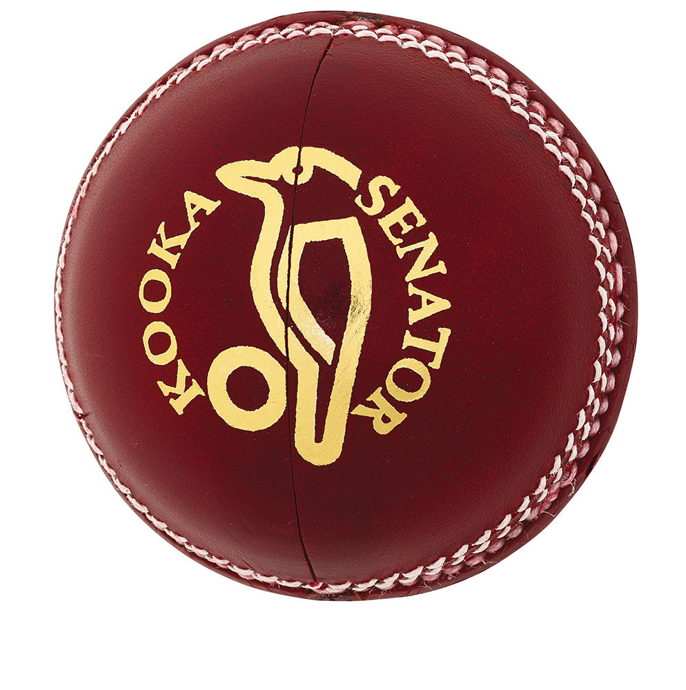 KOOKABURRA SENATOR 4 PIECE CRICKET BALLS RED, STAMPED