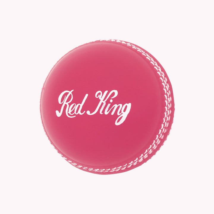 KOOKABURRA RED KING 2 PIECE CRICKET BALLS PINK, STAMPED