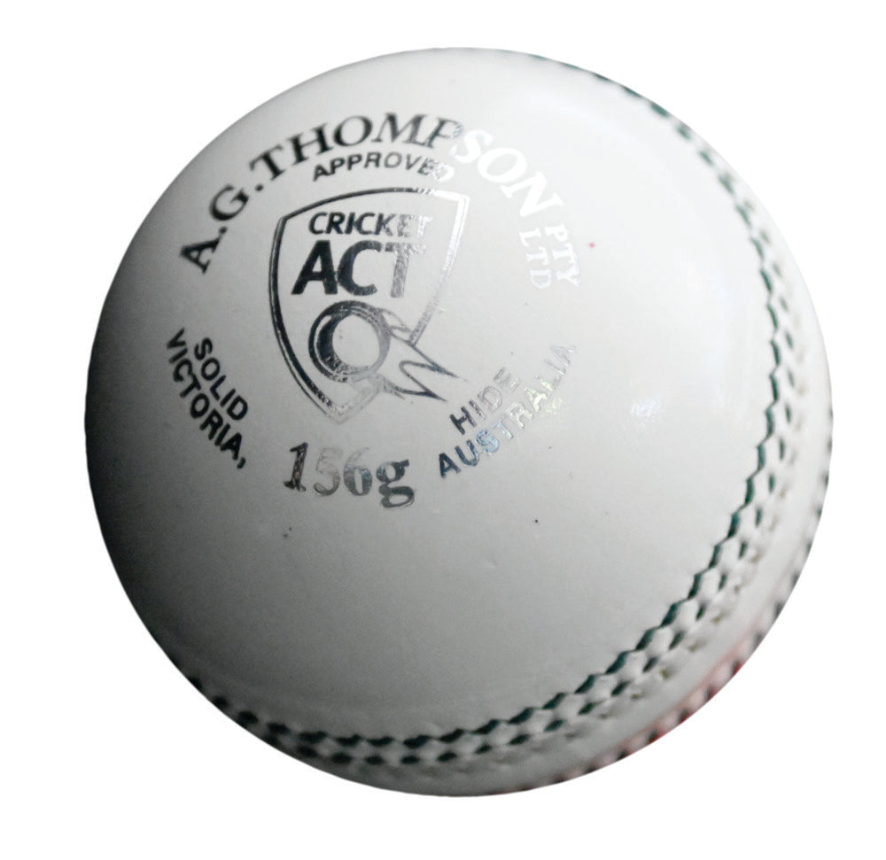 KOOKABURRA RED KING 2 PIECE CRICKET BALLS WHITE, STAMPED