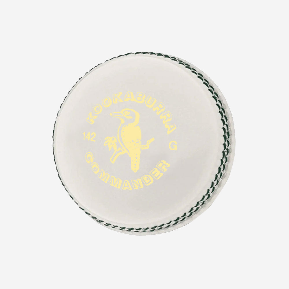 KOOKABURRA COMMANDER PLASTIC CRICKET BALLS WHITE