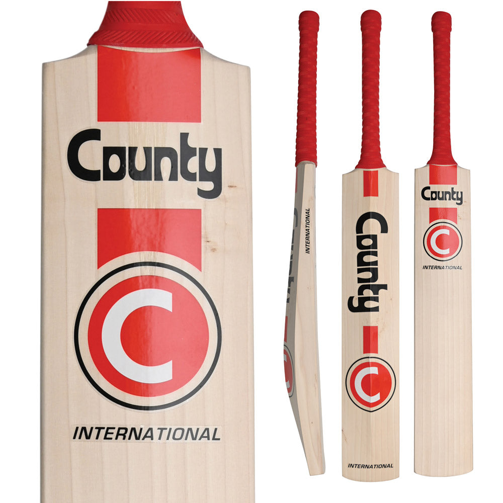 COUNTY INTERNATIONAL ENGLISH WILLOW CRICKET BAT