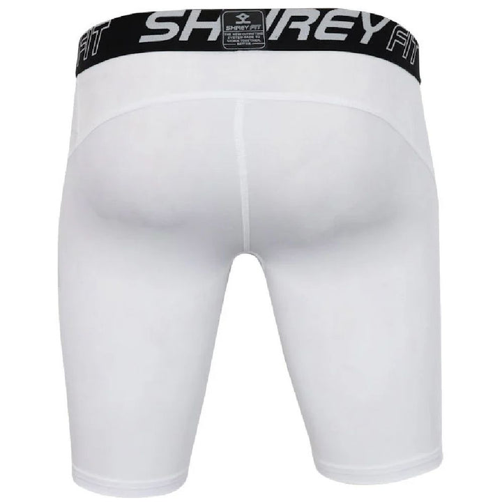 SHREY BASELAYER SHORTS WHITE